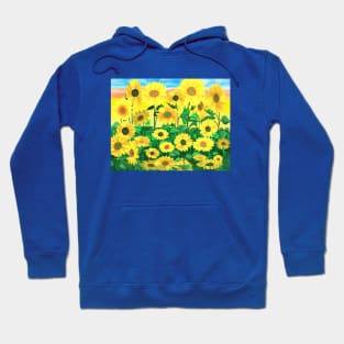 Sunflower Field in Bloom Hoodie